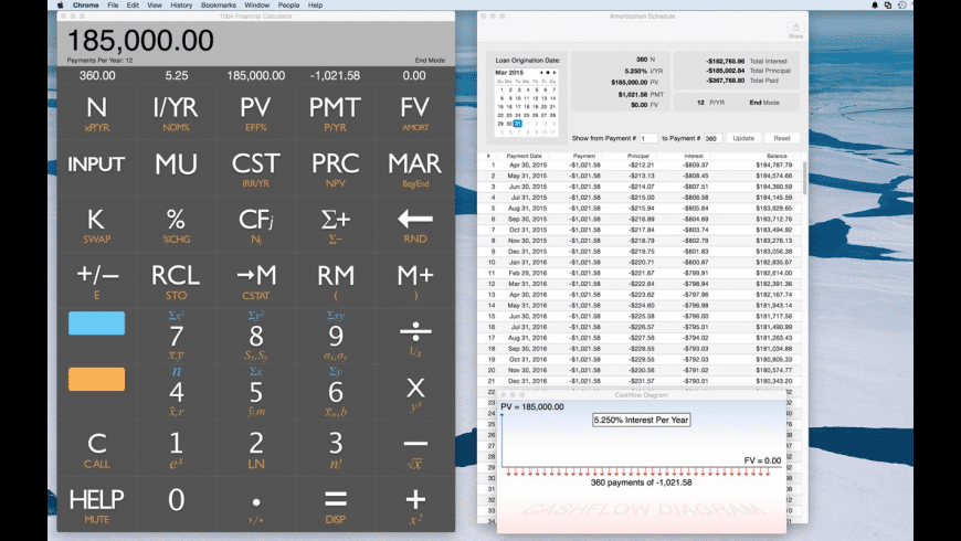financial calculator emulator hp 10bii mac